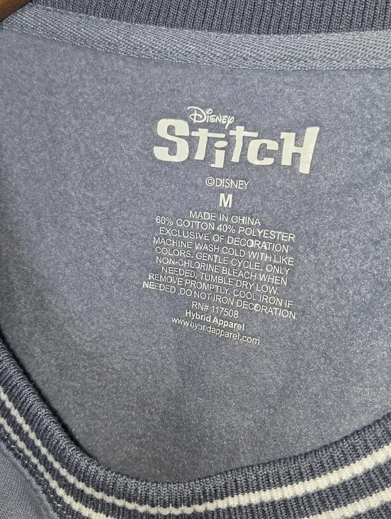 Disney Stitch 02 Pullover Sweatshirt - Picture 4 of 5